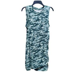 NWOT Just Be Camo Tulip Hem Tank Dress, Size L